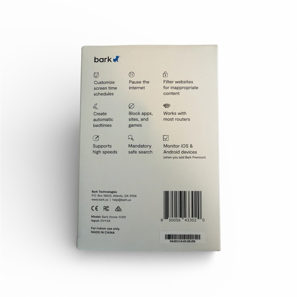 Bark Internet Safety Device - White - Picture 2 of 3